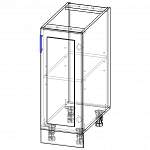 Схема сборки Тумба Трапеза Рамочная 1 дверь BMS