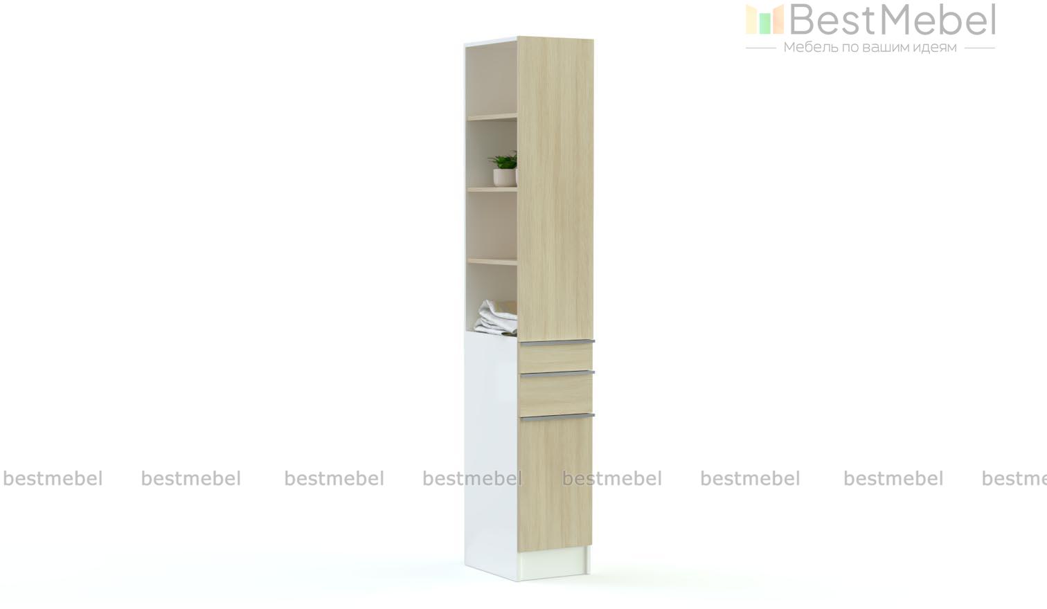 Шкаф-пенал в ванную Ристо 1 BMS - Фото