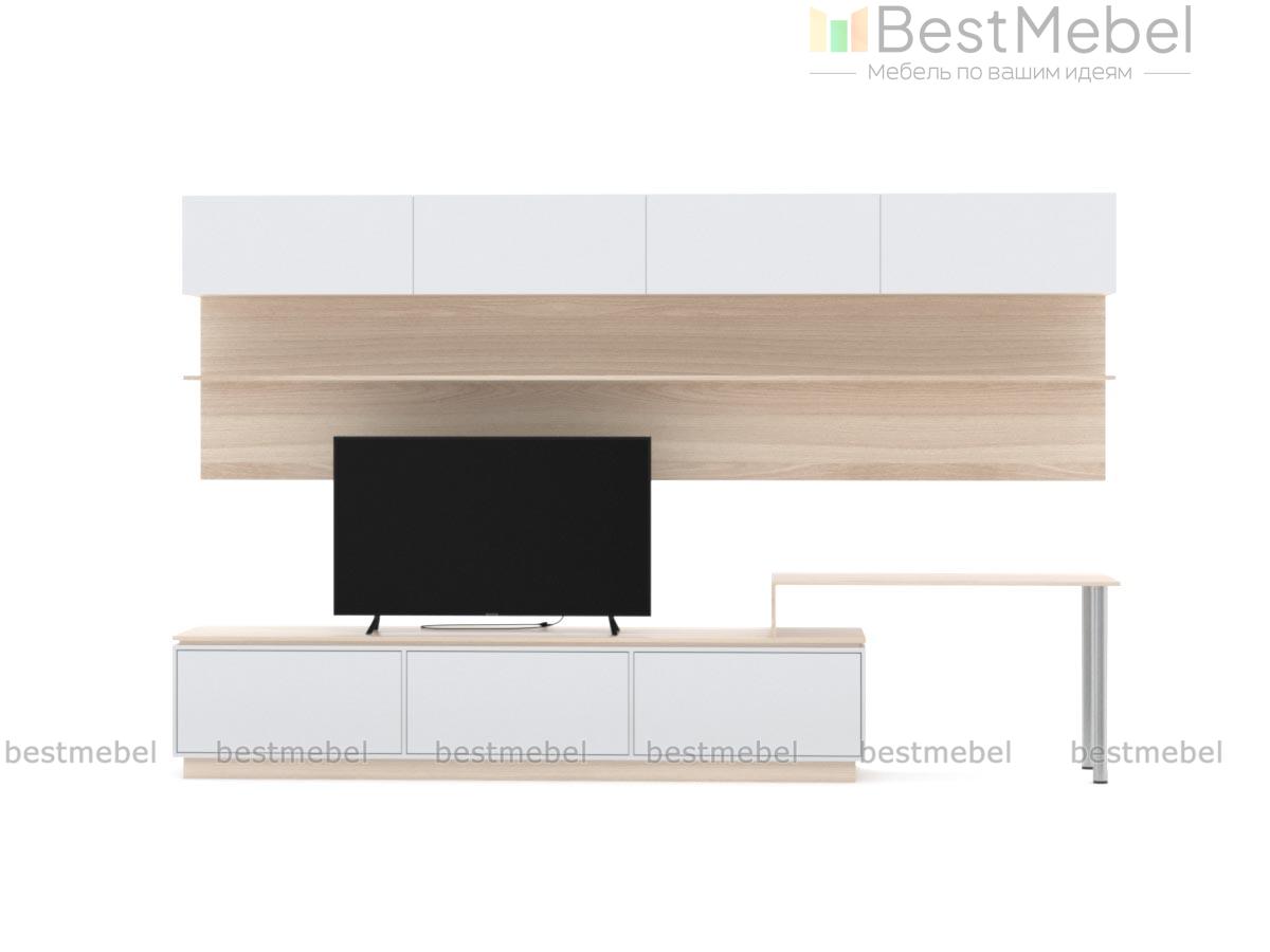 Стенка с рабочим местом Лена BMS - Фото