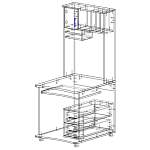 Схема сборки Письменный стол Мерлин 3 BMS