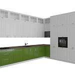 Кухня Зеленая BMS - Фото 1