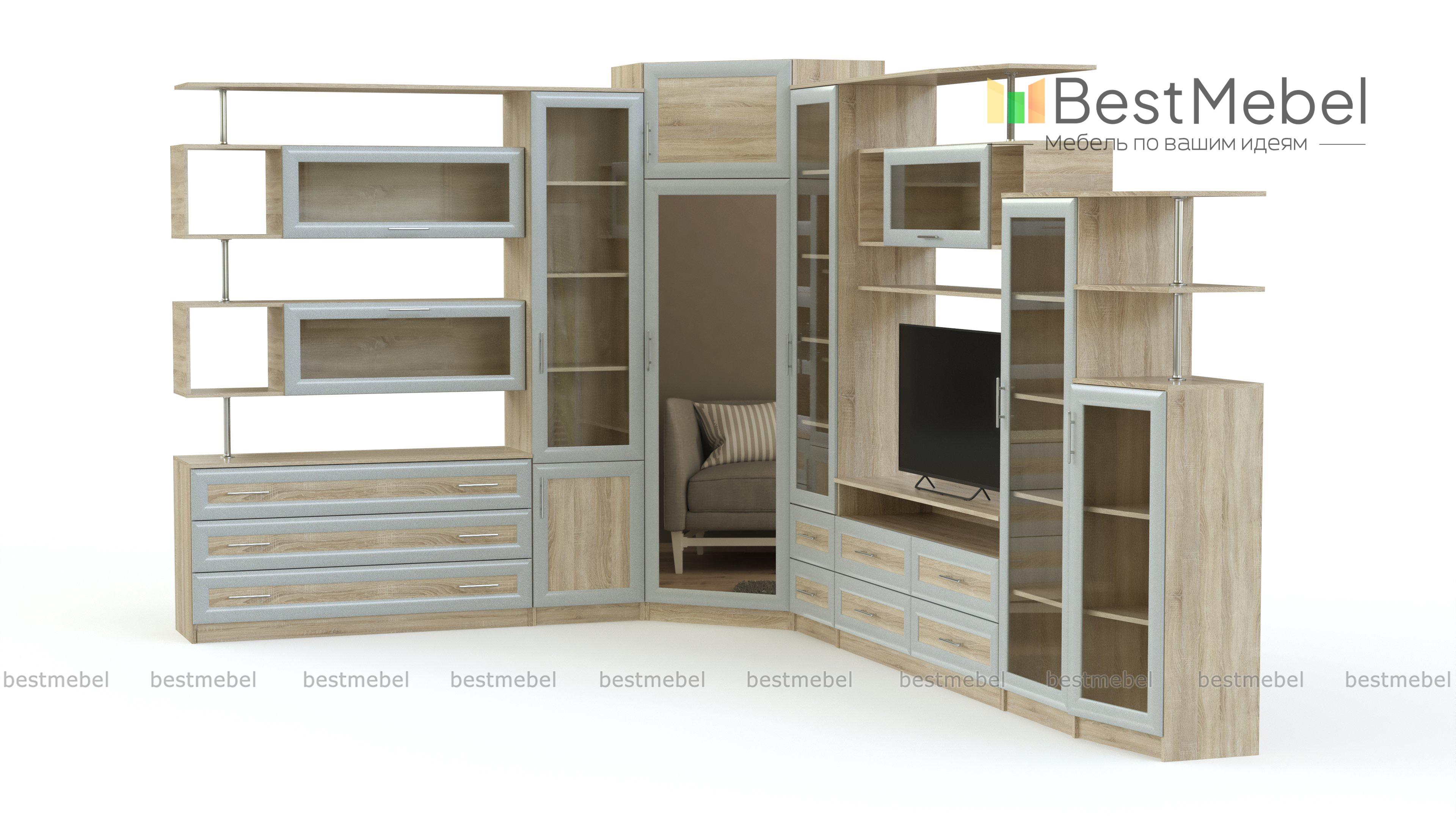 Угловая стенка София 11 BMS - Фото