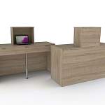 Ресепшен с тремя ящиками Марта BMS - Фото 3