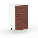 Эмилия шкаф напольный с 4-мя ящиками BMS - Фото 3