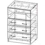 Схема сборки Комод с зеркалом НМ 013.71-02 Браво BMS