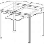 Схема сборки Кухонный стол Квартет-1 BMS