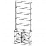 Схема сборки Стеллаж Юстина 10 BMS