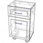 Схема сборки Прикроватная тумба Мелина 7 BMS