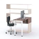 Стол офисный угловой Кокос 30 BMS - Фото 3