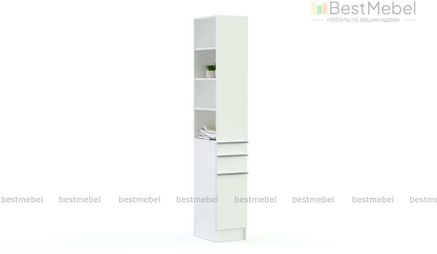 Шкаф-пенал в ванную Ристо 1 BMS - Фото