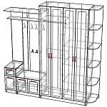 Схема сборки Прихожая Васса-7 МДФ BMS