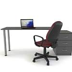 Письменный стол Грей-1 BMS - Фото 9