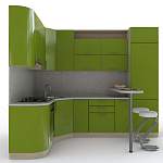 Кухня с барной стойкой Фантазия BMS - Фото 2