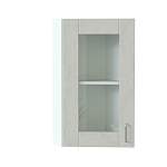 Шкаф верхний торцевой остекленный Лофт BMS - Фото 5