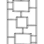 Схема сборки Полка навесная П-9 BMS