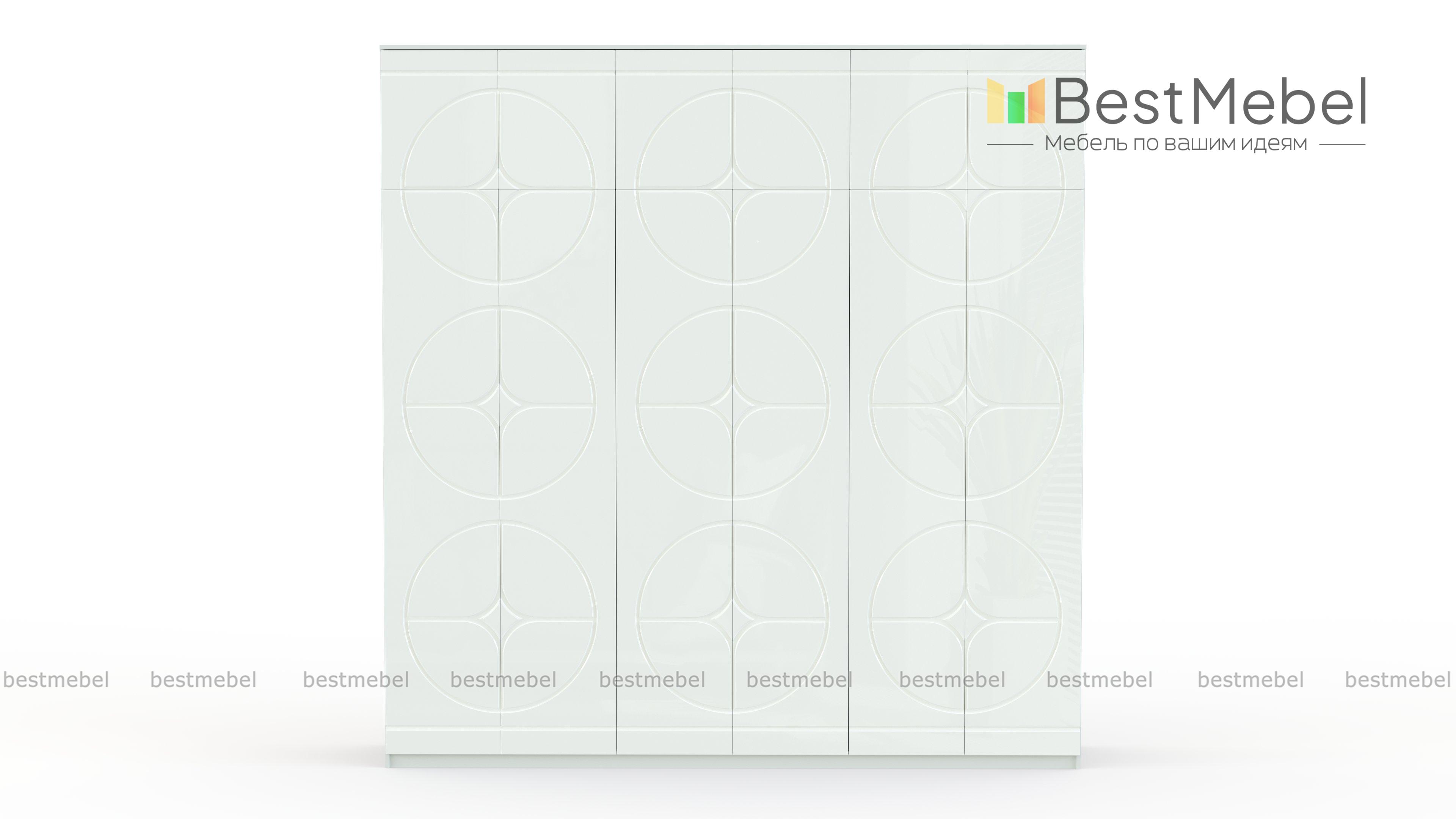 Шкаф распашной Раунд BMS - Фото