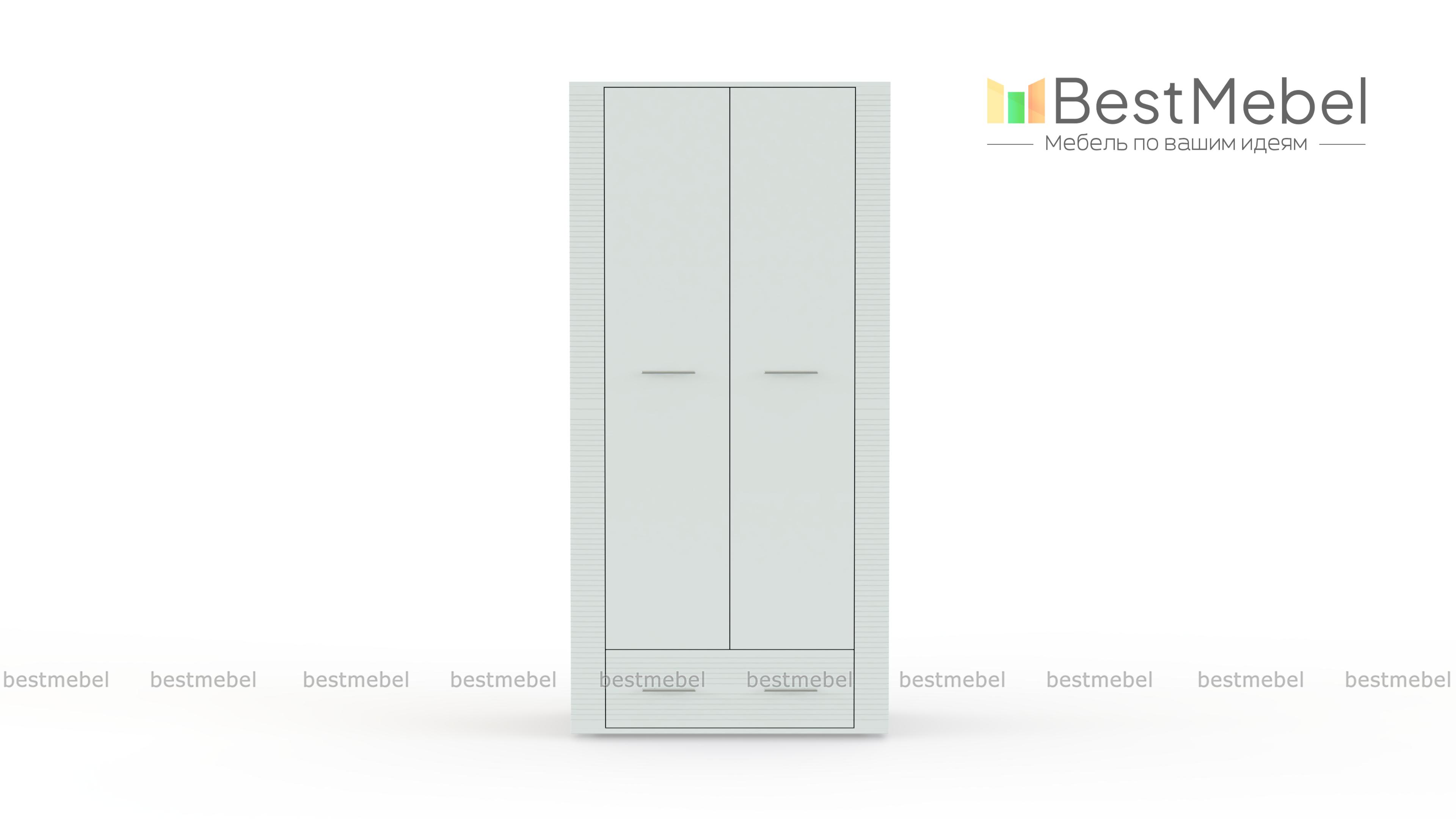 Шкаф для одежды Лилия 15 BMS - Фото