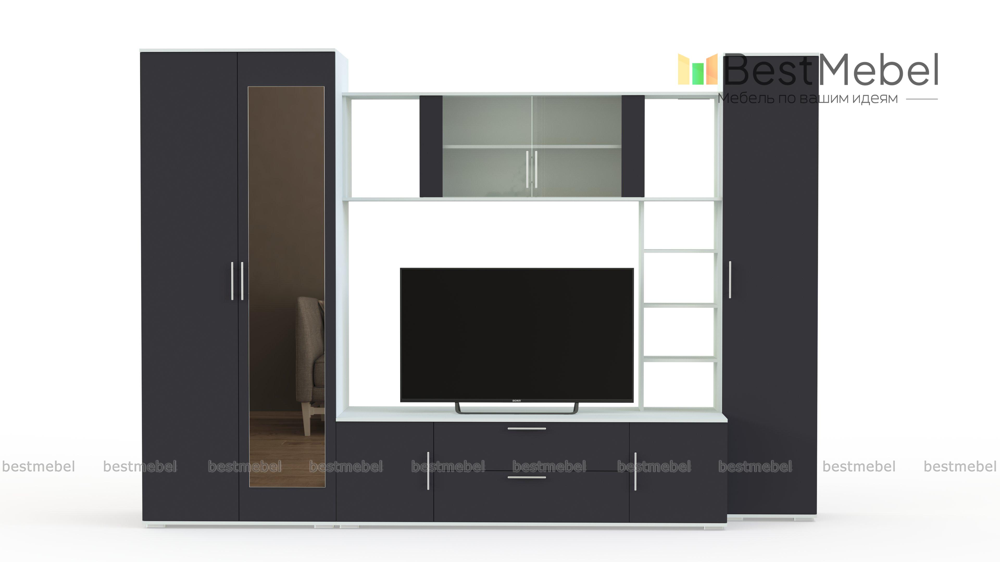 Стенка для гостиной Милан BMS - Фото