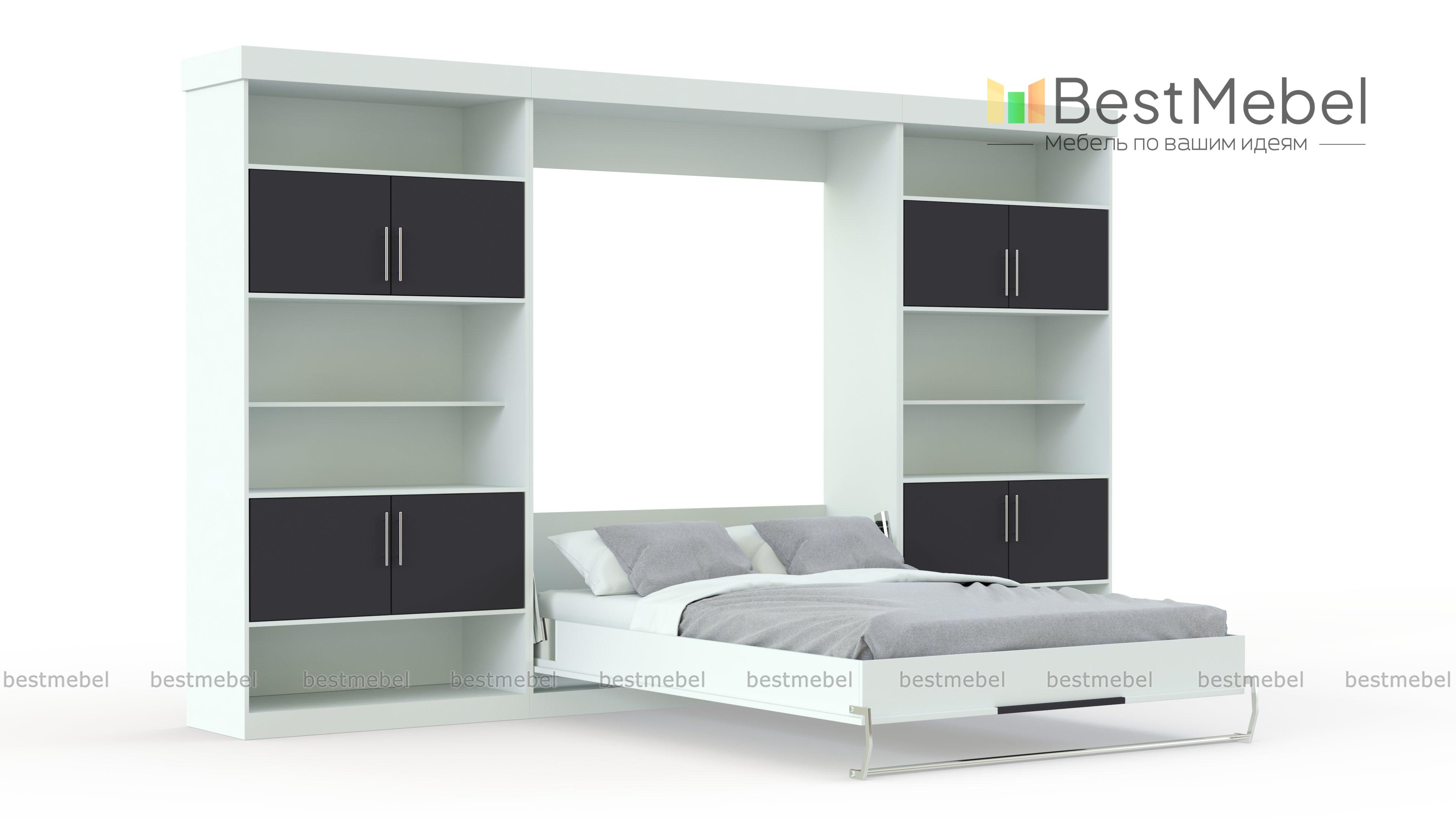 Шкаф-кровать трансформер Марта 6 BMS - Фото