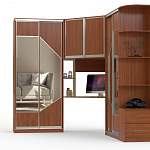 Угловой шкаф-купе с рабочим местом Арфа BMS - Фото 7