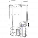 Схема сборки Прихожая угловая Давид 3 BMS