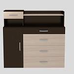 Комод Лидер 41 с надставкой BMS - Фото 2