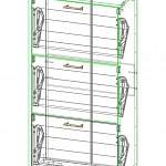 Схема сборки Обувница Скарпе 3 BMS
