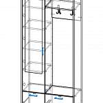 Схема сборки Прихожая Сури BMS