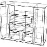 Схема сборки Комод Интерьер люкс 3.1 BMS