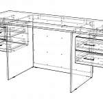 Схема сборки Стол руководителя Атлант-1 BMS