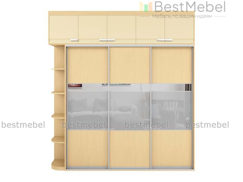Шкаф-купе с антресолью Лайт 9 BMS - Фото
