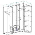 Схема сборки Прихожая Бекас Угловой BMS