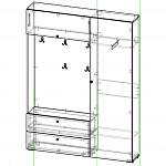 Схема сборки Прихожая Биз 21 BMS