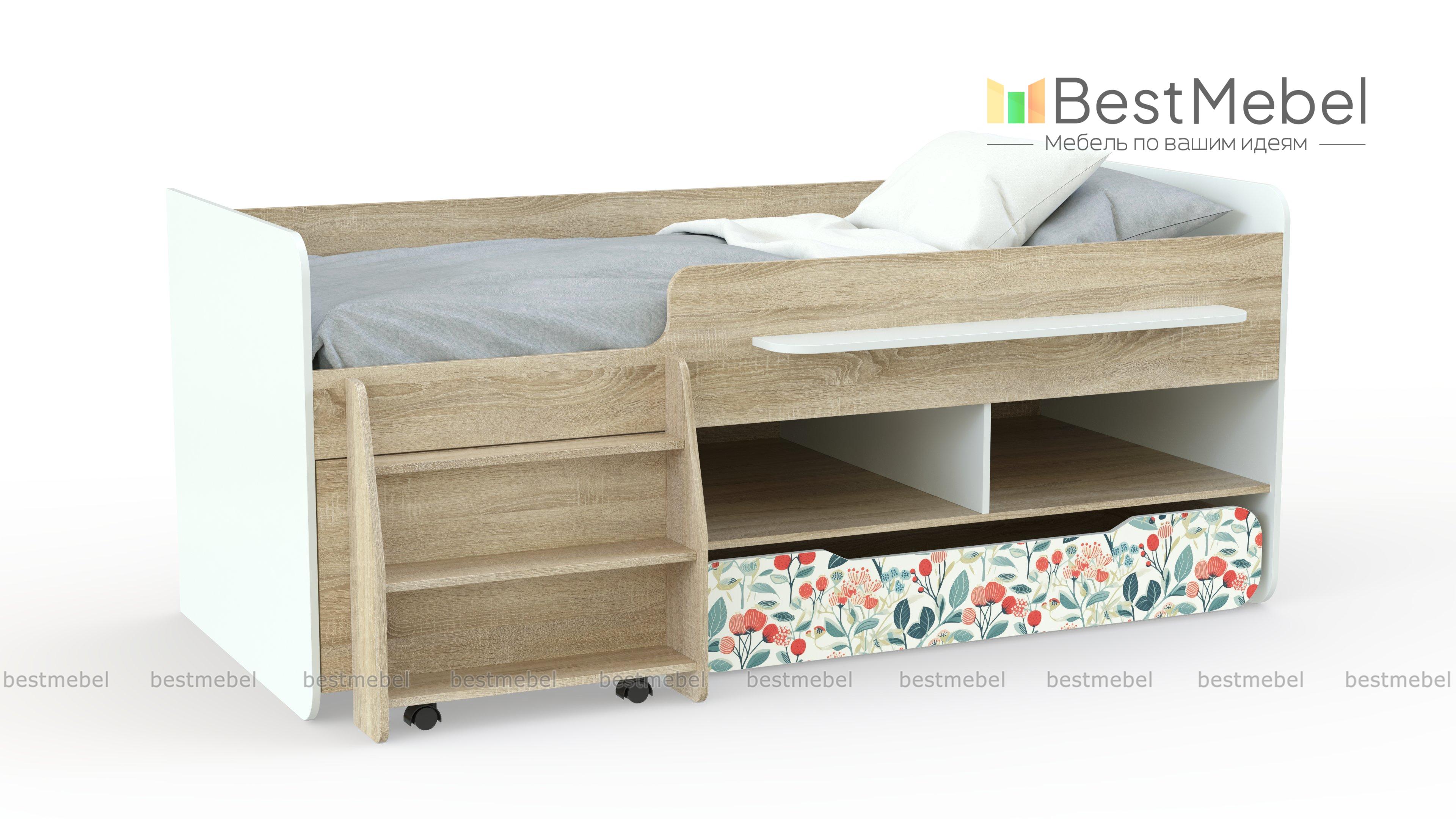 Детская кровать с лесенкой Тимон BMS - Фото