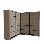 Угловой шкаф-купе Купер 13 BMS - Фото 3