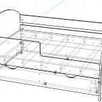 Схема сборки Кровать с ящиком и бортиком Football BMS