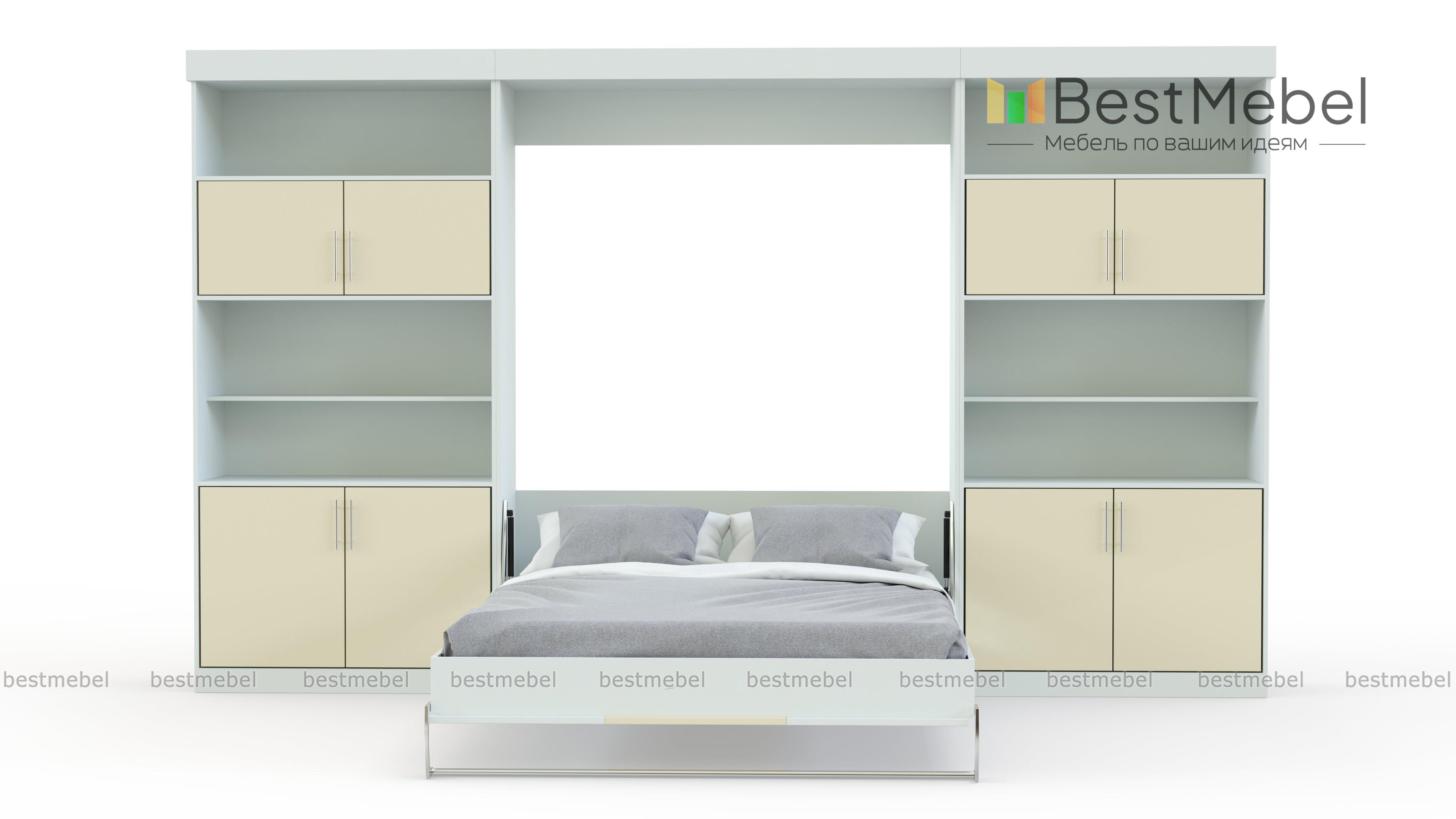 Шкаф-кровать трансформер Марта 2 BMS - Фото