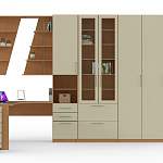 Шкаф с угловым столом Школьник BMS - Фото 2