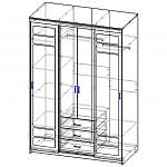 Схема сборки Шкаф-купе ШК-05 BMS