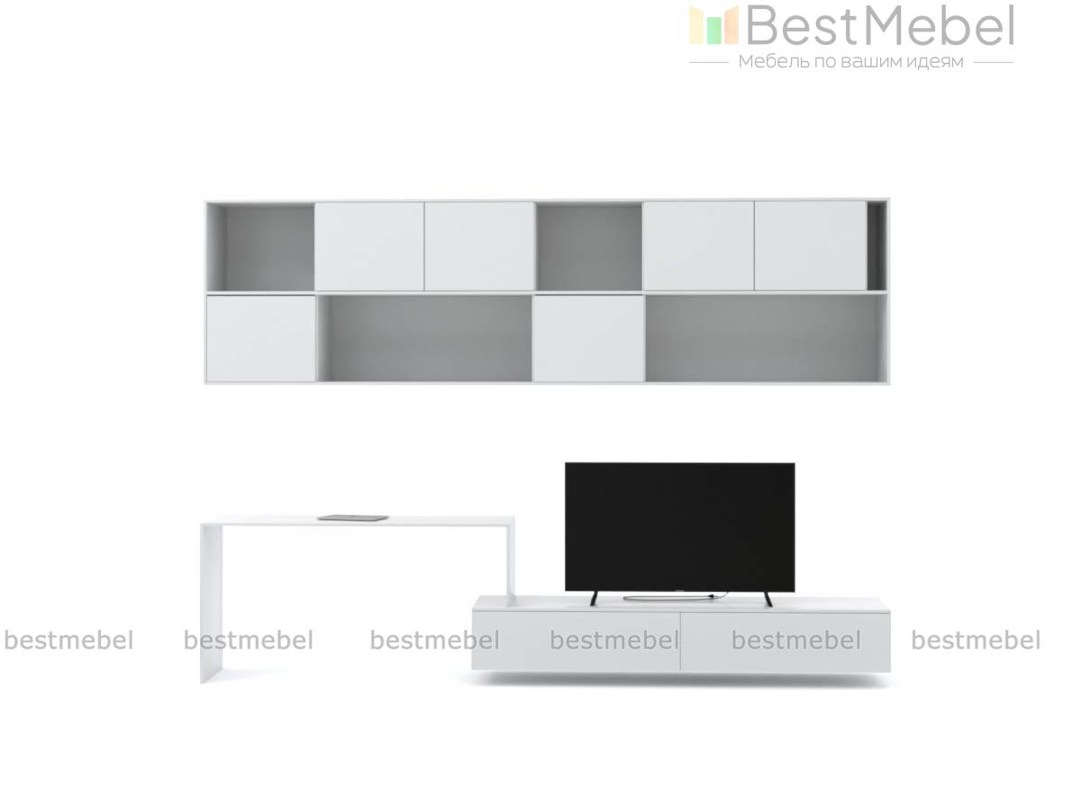 Стенка с рабочим местом Глория BMS - Фото