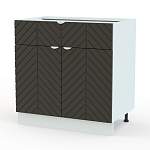 Шкаф нижний с 2-мя дверцами и ящиком Анаис BMS - Фото 6