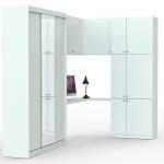 Шкаф-купе с зеркалом и столом Моника BMS - Фото 3