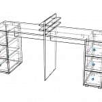 Схема сборки Стол маникюрный Стар-2 BMS