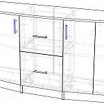 Схема сборки Тумба под ТВ Виктория 37 BMS