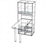 Схема сборки Секция со столом Ариана-1 BMS