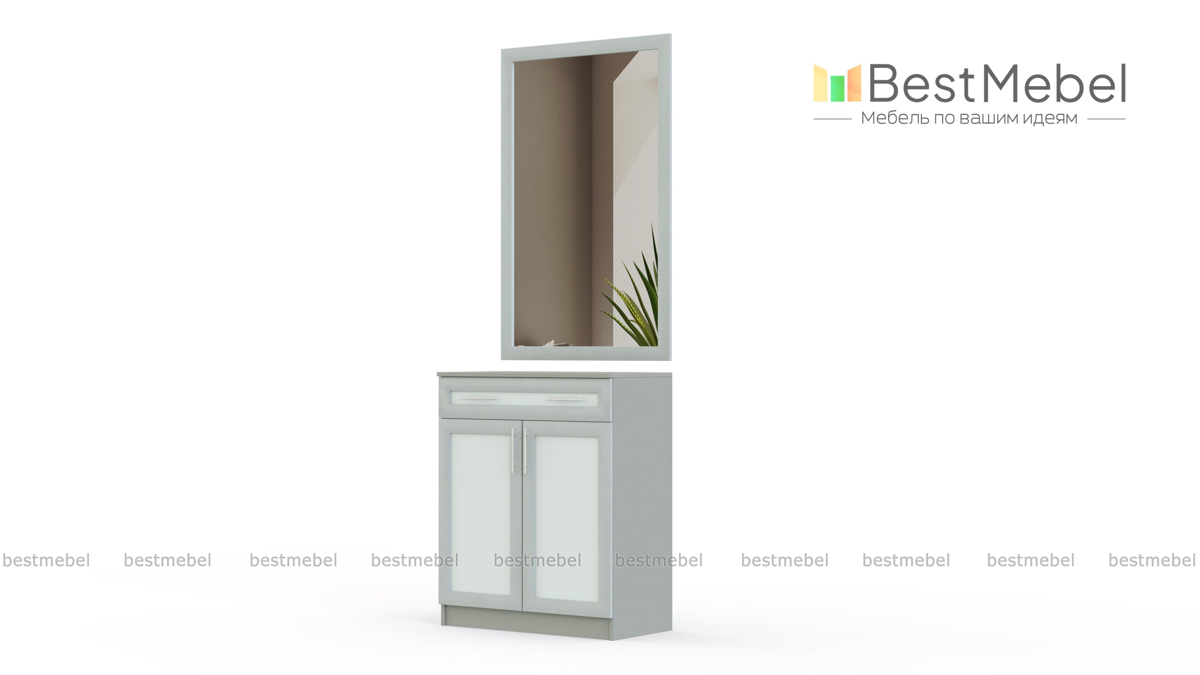 Тумба с зеркалом Лора BMS - Фото