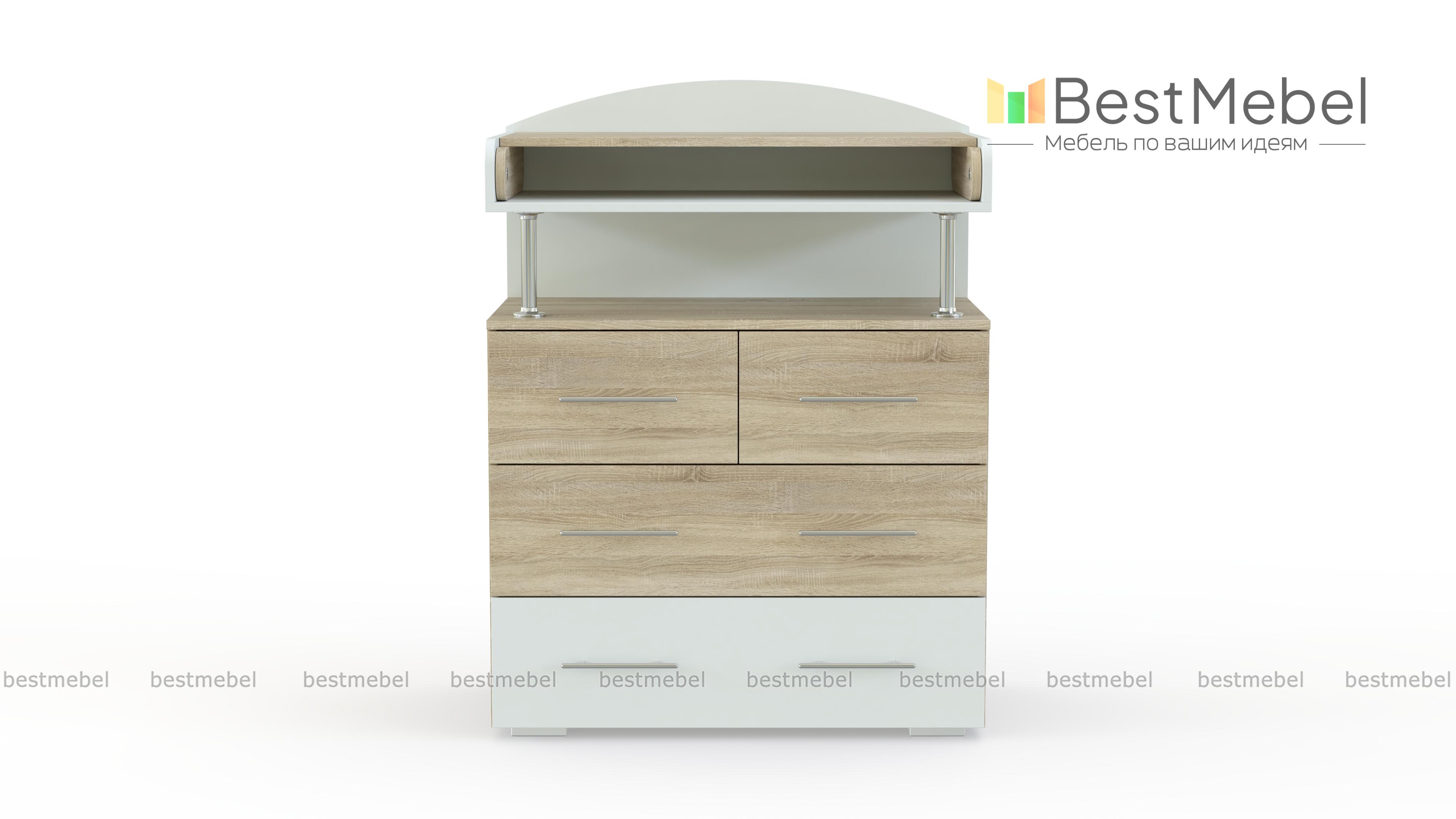 Комод пеленальный Луи 2 BMS - Фото