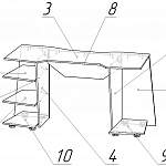 Схема сборки Игровой стол Марс 4 BMS
