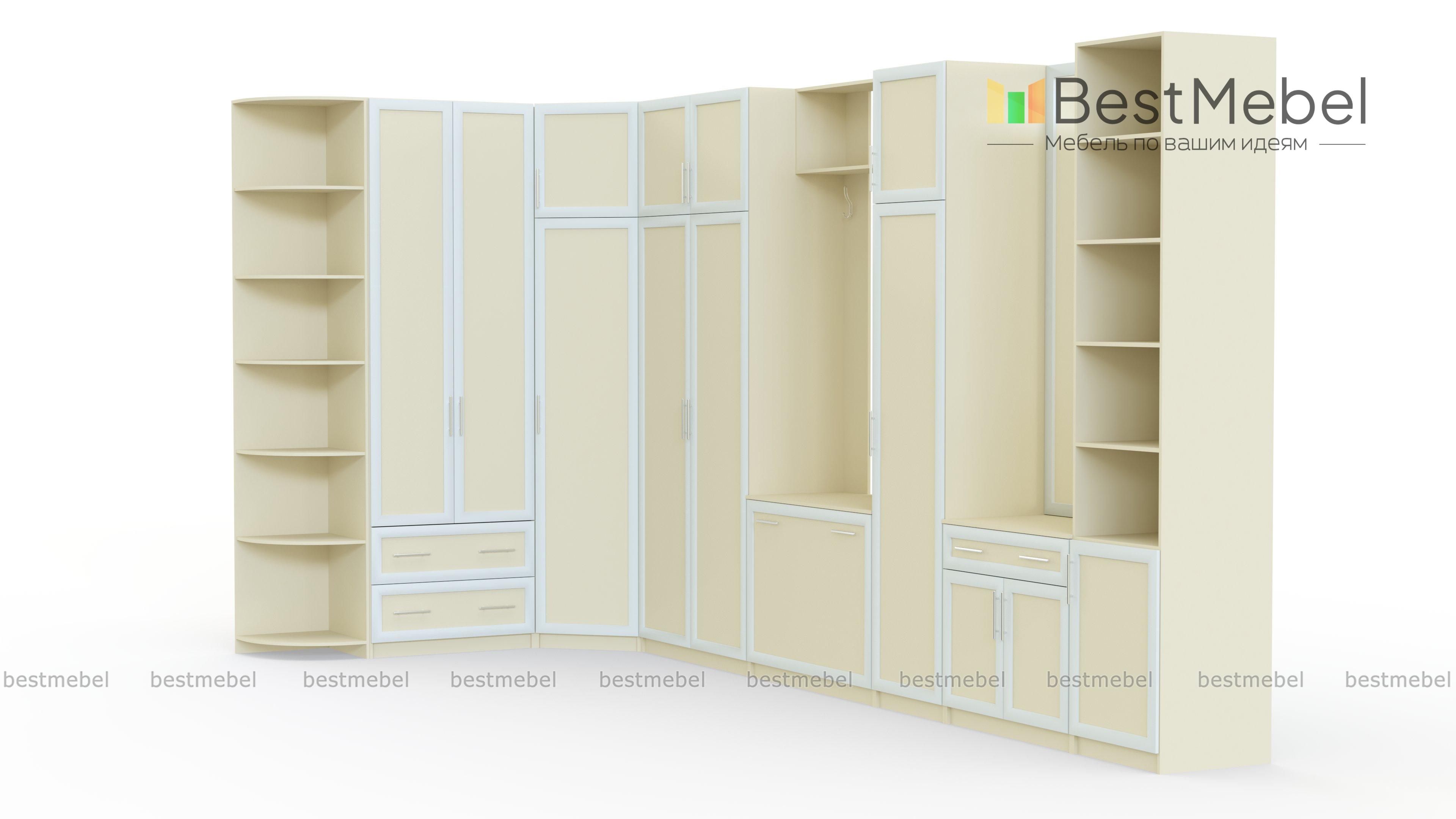 Прихожая Ева Комбо BMS - Фото