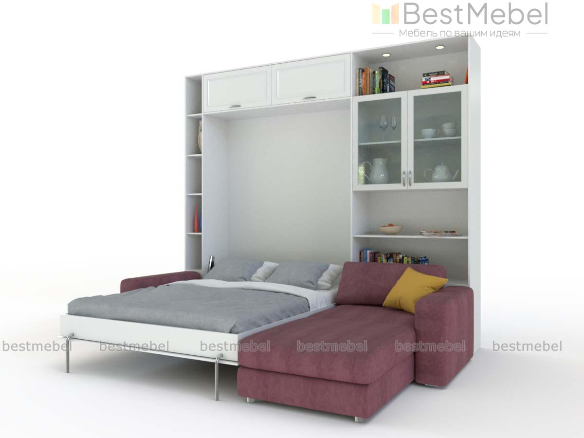 Шкаф-кровать с диваном Элли 7 BMS - Фото